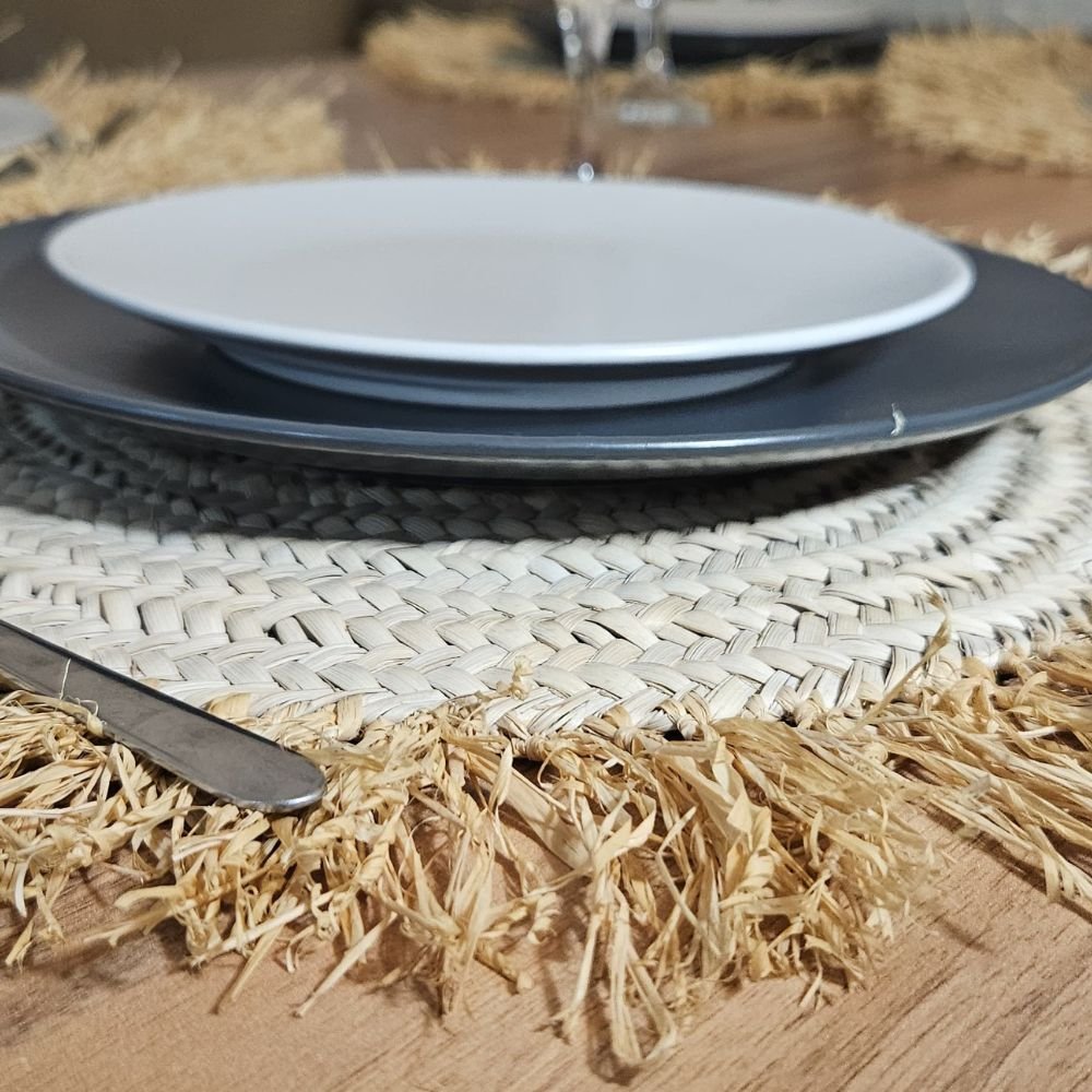 handmade straw placemat handmade straw placemat